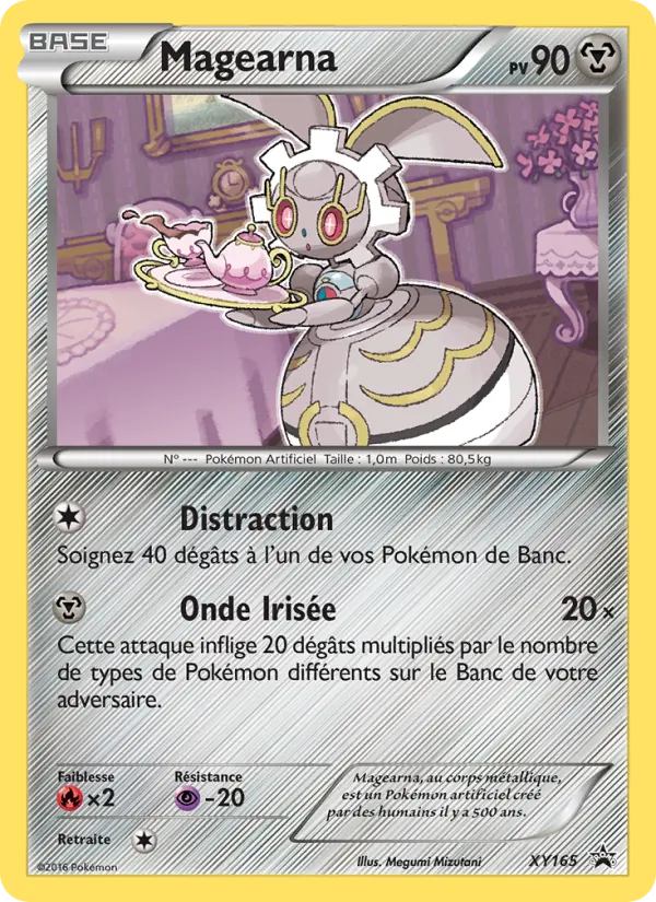 Carte Pokémon Magearna XY165/211 de l'extension Promo XY