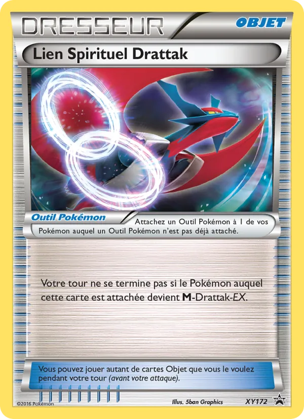 Carte Pokémon Lien Spirituel Drattak XY172/211 de l'extension Promo XY