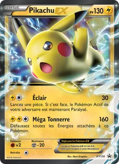 Carte Pokémon Pikachu-EX XY174 — Promo XY