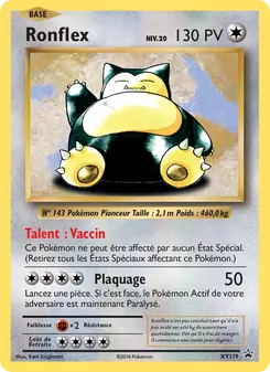 Carte Pokémon Ronflex XY179 — Promo XY