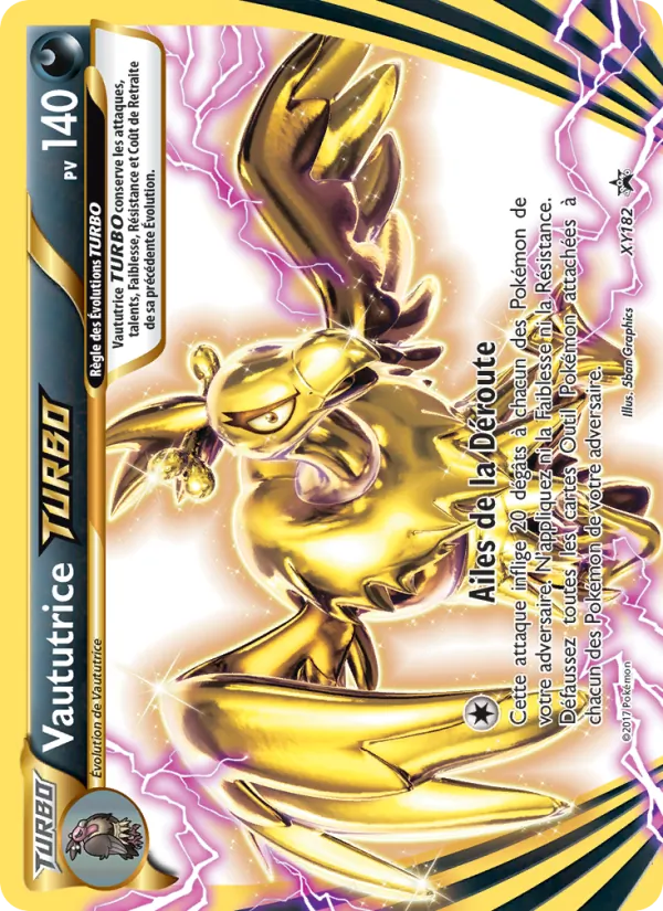 Carte Pokémon Vaututrice TURBO XY182/211 de l'extension Promo XY