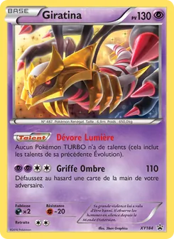 Carte Pokémon Giratina XY184 — Promo XY