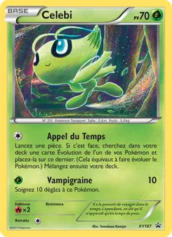 Carte Pokémon Celebi XY187 — Promo XY