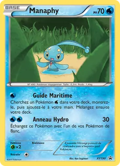 Carte Pokémon Manaphy XY190 — Promo XY
