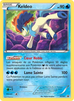 Carte Pokémon Keldeo XY191 — Promo XY
