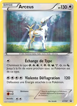 Carte Pokémon Arceus XY197 — Promo XY