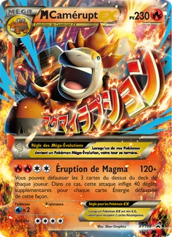 Carte Pokémon M-Camérupt-EX XY198 — Promo XY