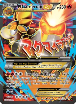 Carte Pokémon M-Camérupt-EX XY198a — Promo XY