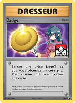 Carte Pokémon Badge XY208 — Promo XY