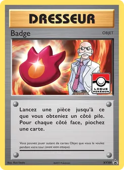 Carte Pokémon Badge XY209 — Promo XY