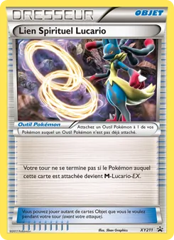 Carte Pokémon Lien Spirituel Lucario XY211 — Promo XY