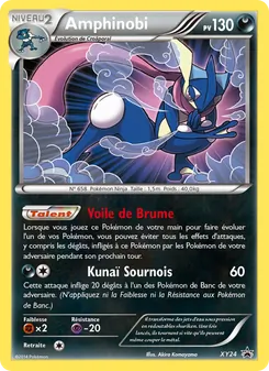 Carte Pokémon Amphinobi XY24 — Promo XY