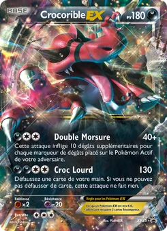 Carte Pokémon Crocorible EX XY25 — Promo XY