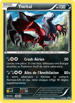 Carte Pokémon Yveltal XY32 — Promo XY