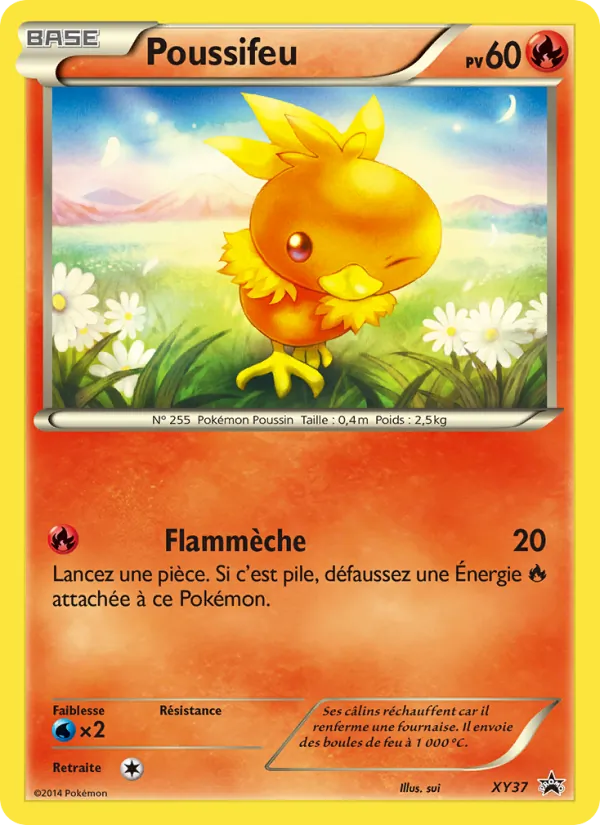 Carte Pokémon Poussifeu XY37/211 de l'extension Promo XY