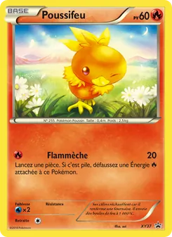Carte Pokémon Poussifeu XY37 — Promo XY