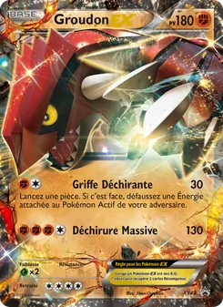 Carte Pokémon Groudon EX XY42 — Promo XY