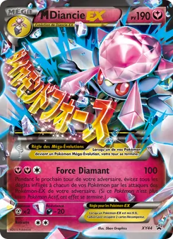 Carte Pokémon M Diancie EX XY44 — Promo XY