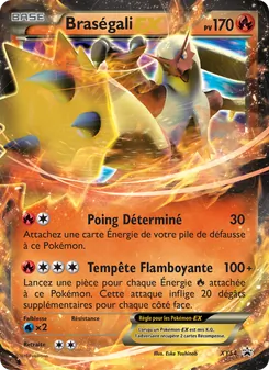 Carte Pokémon Braségali EX XY54 — Promo XY