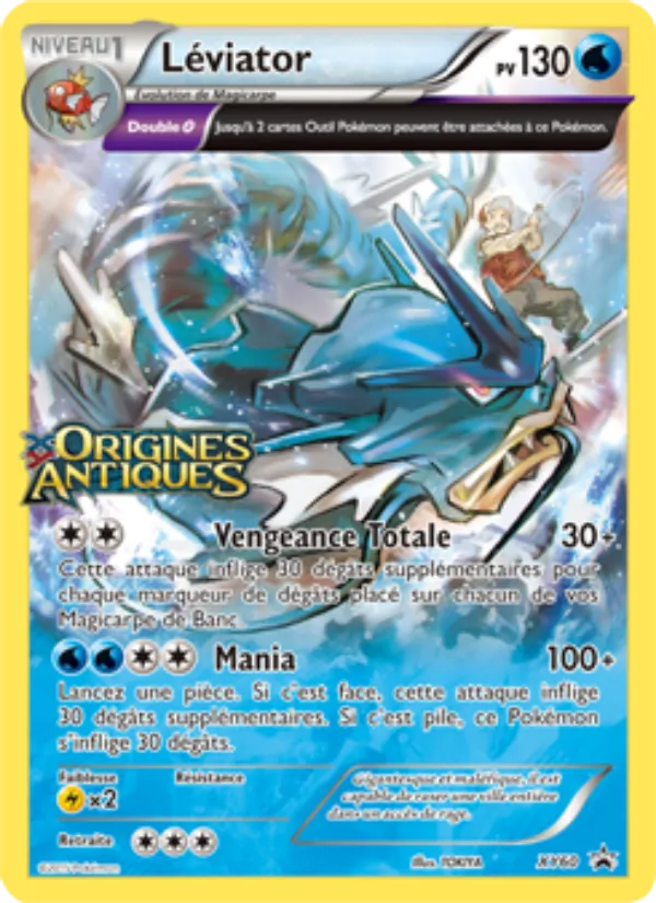 Carte Pokémon Léviator XY60/211 de l'extension Promo XY