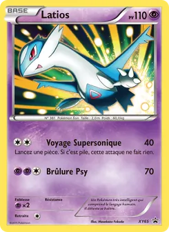 Carte Pokémon Latios XY65 — Promo XY