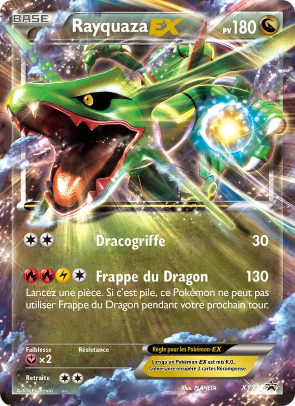 Carte Pokémon Rayquaza EX XY73/211 de l'extension Promo XY