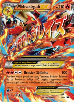 Carte Pokémon M Braségali EX XY86 — Promo XY