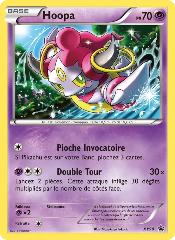 Carte Pokémon Hoopa XY90/211 de l'extension Promo XY