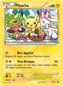 Carte Pokémon Pikachu XY95 — Promo XY